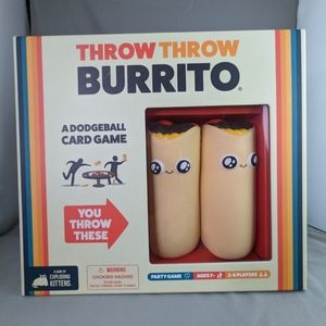 Party Game Throw Throw Burrito by Exploding Kittens  A Dodgeball Card Game
